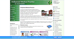 Desktop Screenshot of hollywoodmedicalpractice.co.uk